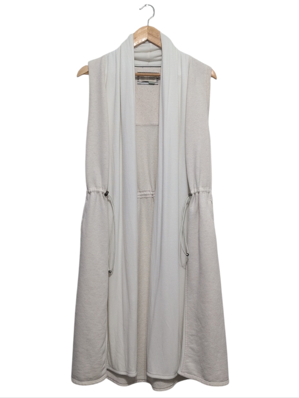Anthropologie‎ Saturday Sunday Midi Open Waterfall Sweater Vest Duster Sz Medium - Picture 2 of 13
